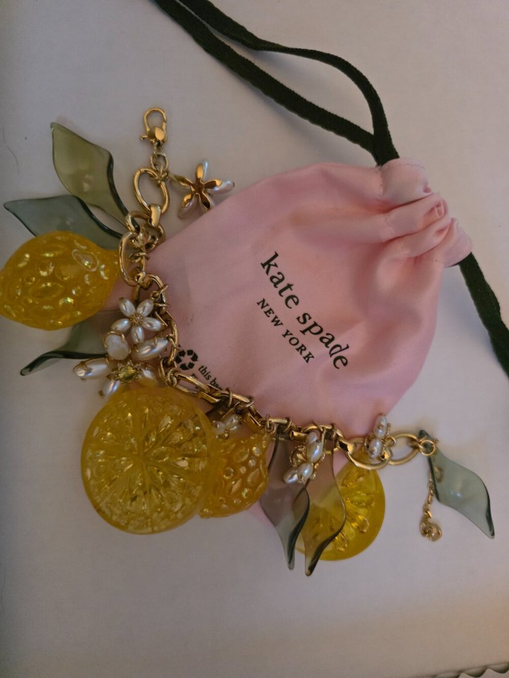 KATE SPADE LEMON 🍋 BLOSSOM STATEMENT RING - Picture 7 of 8